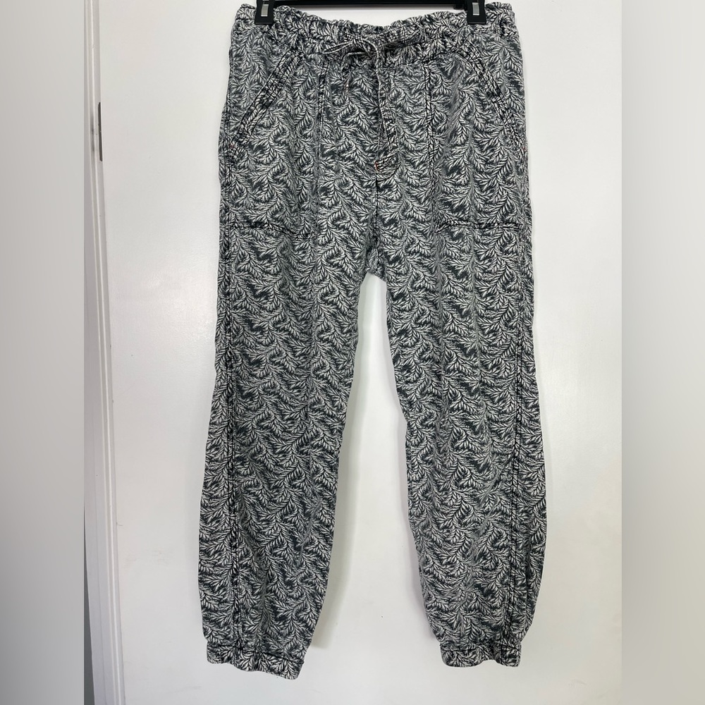 Anthropologie Joggers w/ Palm Tree Print